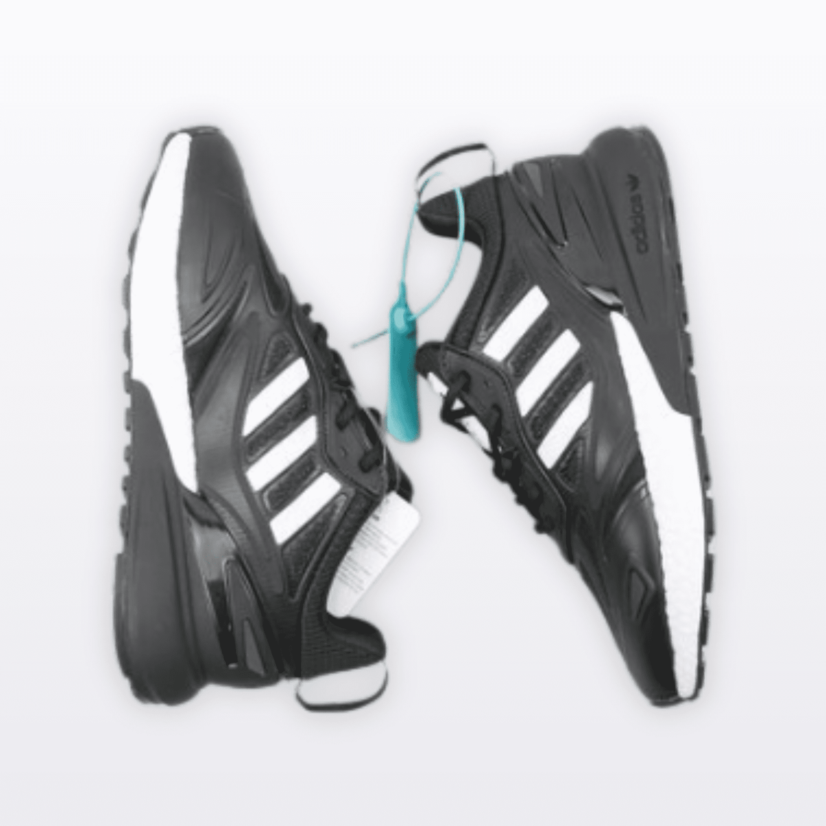 ADIDAS ZX 2K BOOST 2.0 BLACK WHITE