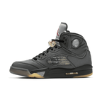 AIR JORDAN RETRO 5 OFF WHITE BLACK