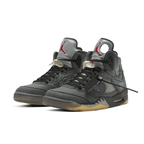 AIR JORDAN RETRO 5 OFF WHITE BLACK