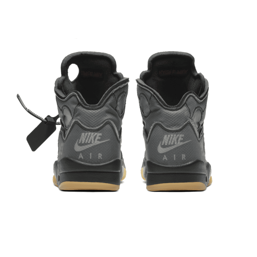 AIR JORDAN RETRO 5 OFF WHITE BLACK
