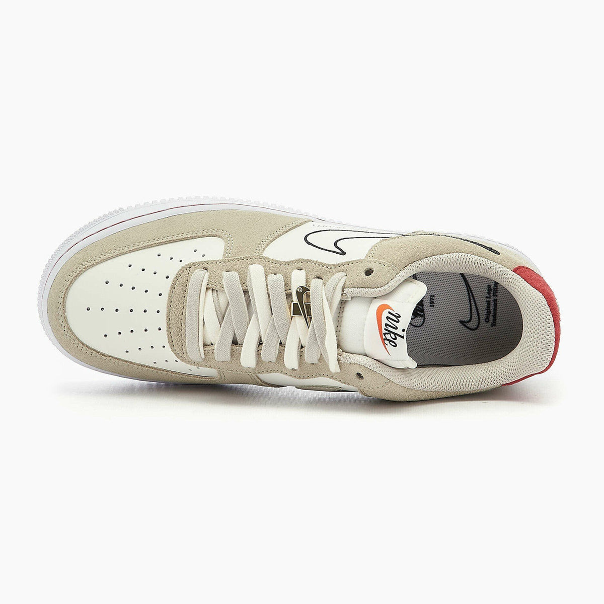 NIKE AIR FORCE 1 LV8 SAIL RED