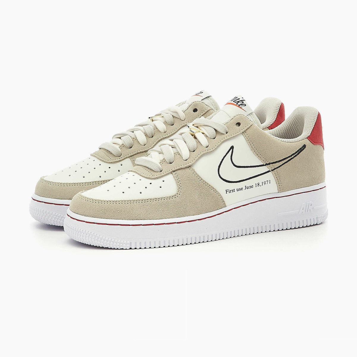 NIKE AIR FORCE 1 LV8 SAIL RED