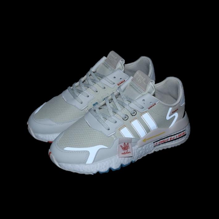 ADIDAS NITE JOGGER BEIGE WITH DETAILING