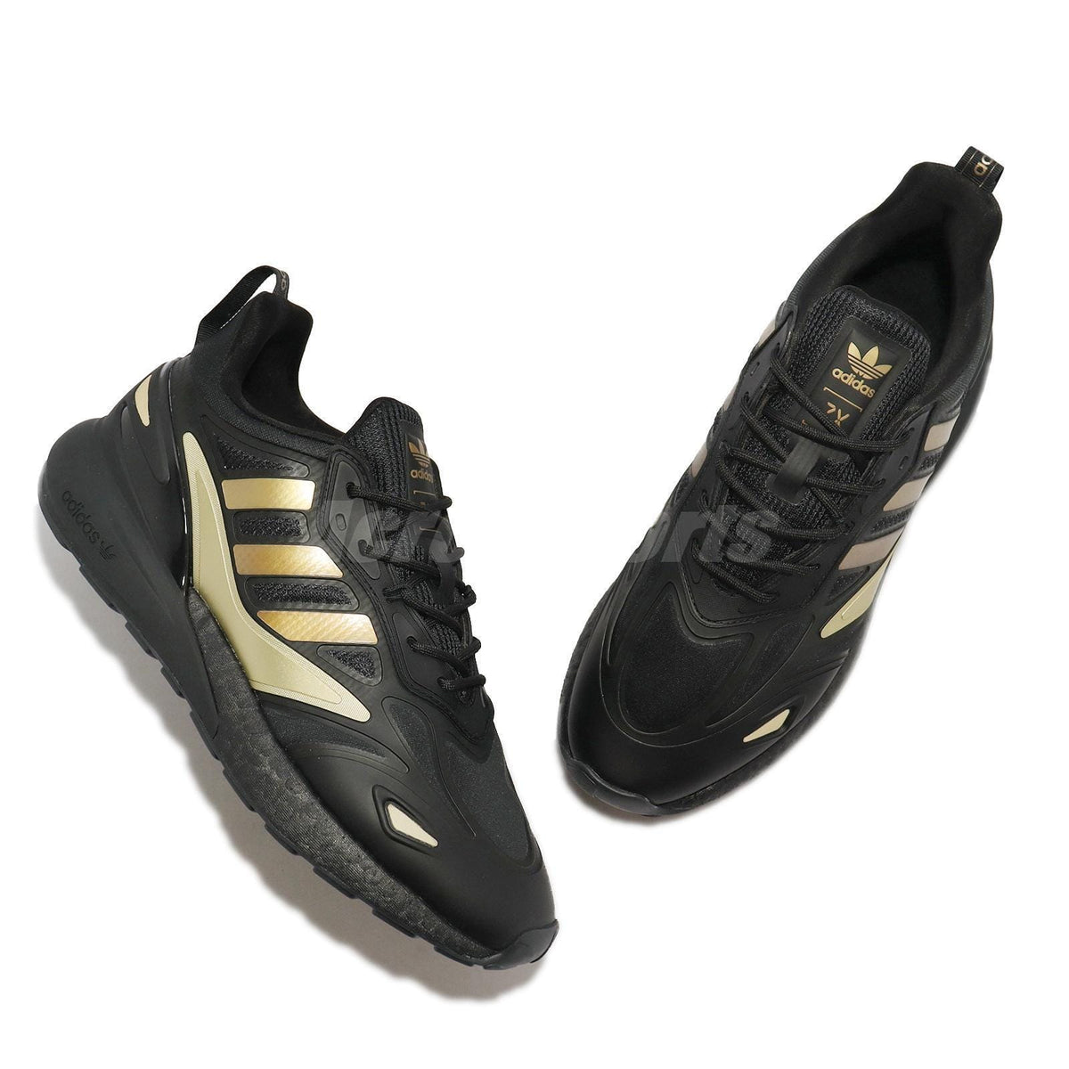 ADIDAS ZX 2K BOOST 2.0 BLACK GOLD